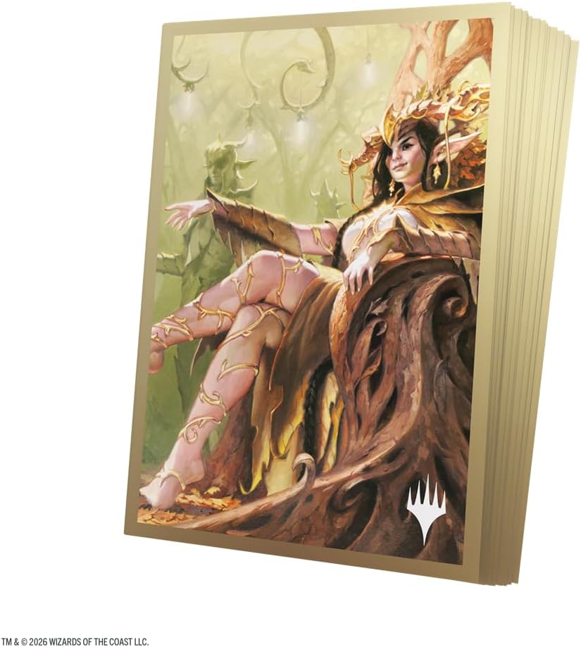 Gamegenic Magic: The Gathering Lorwyn Eclipsed Premium Art Sleeves - High Perfect Morcant Design, 105 Textured Matte Sleeves, Smooth Shuffle & Card Protection, Full-Color, Acid-Free, PVC-Free