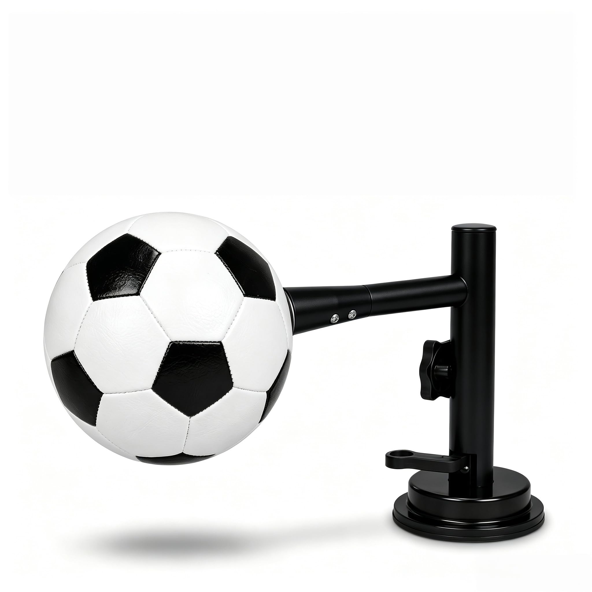 Aluminium-Fußballtrainer mit Saugbasis, drehbarer Ballkontakt