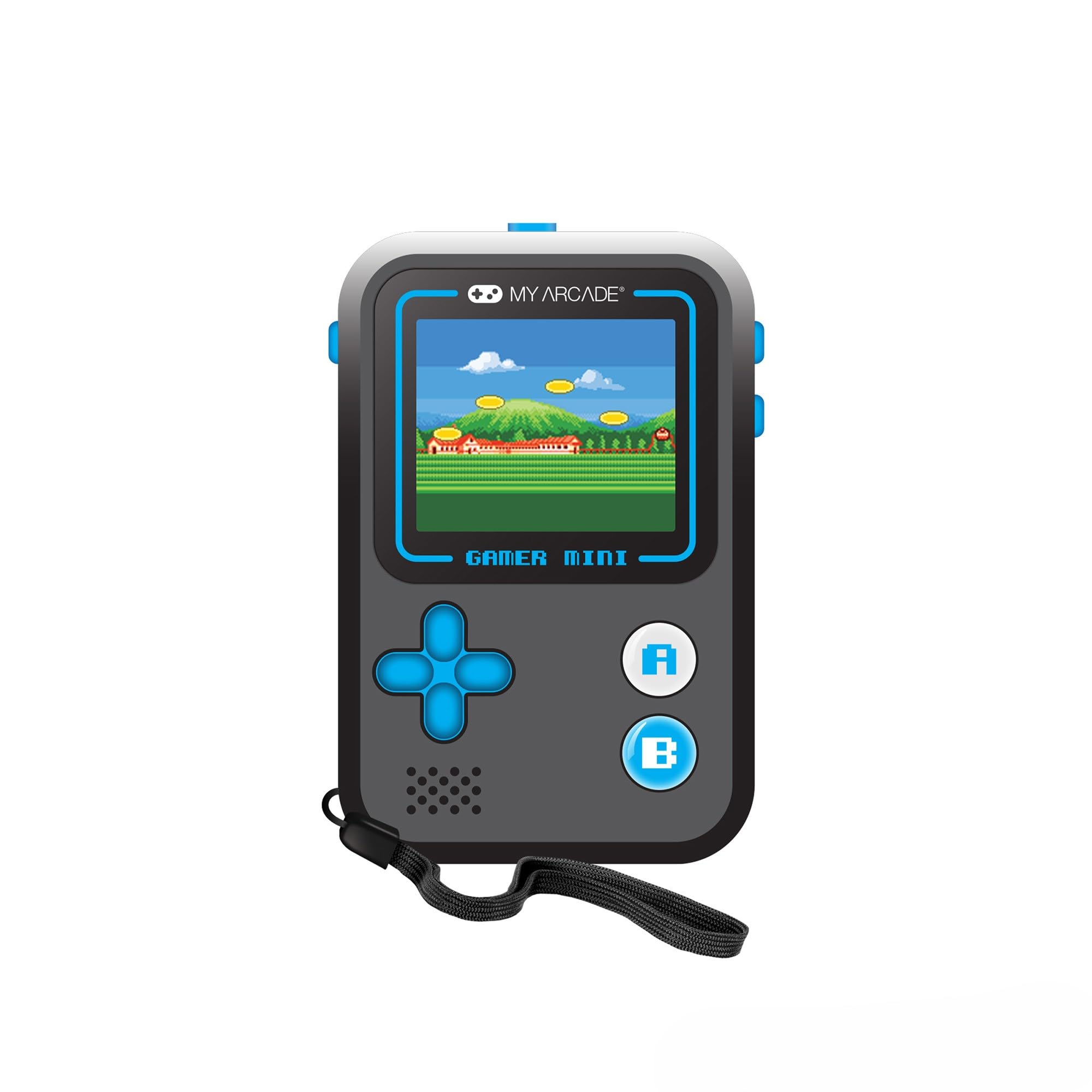 My Arcade Gamer Mini Classic-Blue: Miniature Handheld Gaming System Packed with 160 Games, 1.8" Color Display (DGUN-3926)