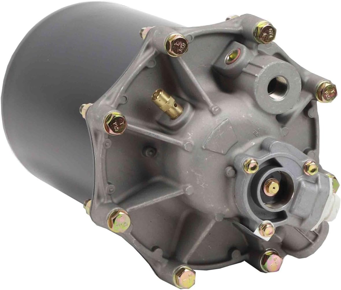 World American WAP22-009 Air Brake Dryer AD-9 Coalescing 12V 75W Delivery 0.5"/Supply 0.5"/Control Port 0.25" Upright Mount - Replaces Bendix 065225, Volvo 1091606, Mack 26-QE-377, Volvo Truck 1091606