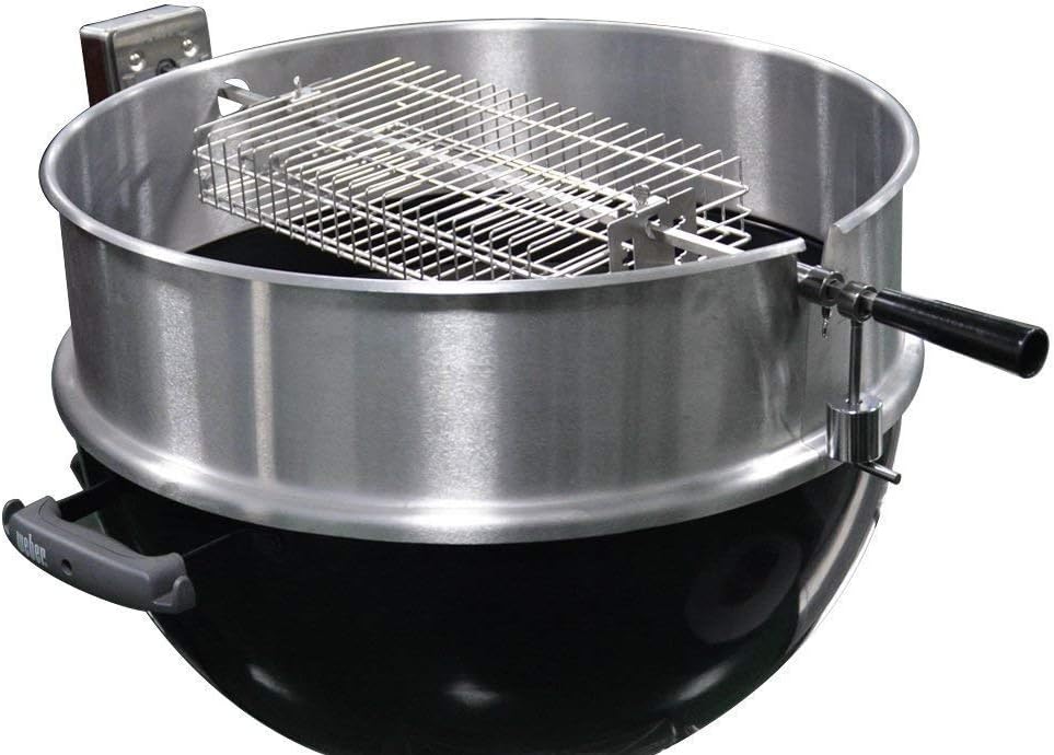 onlyfire BRK-6042 Плоская корзина для гриля на вертеле из нержавеющей стали подходит для шестигранных стержней вертела 1/2 дюйма, шестигранных 3/8 дюйма, квадратных 3/8 дюйма и квадратных 5/16 дюйма