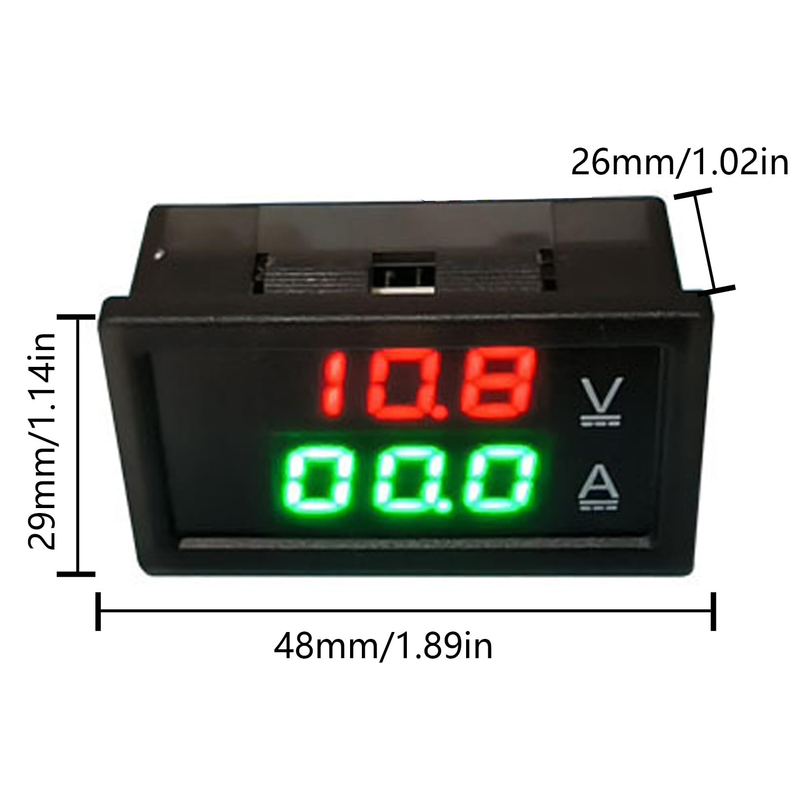 Voltmètre numérique ampèremètre DC300V 50-400A, testeur de Tension, Courant, 3 Bits, Double Panneau d ' Affichage LED, Tension