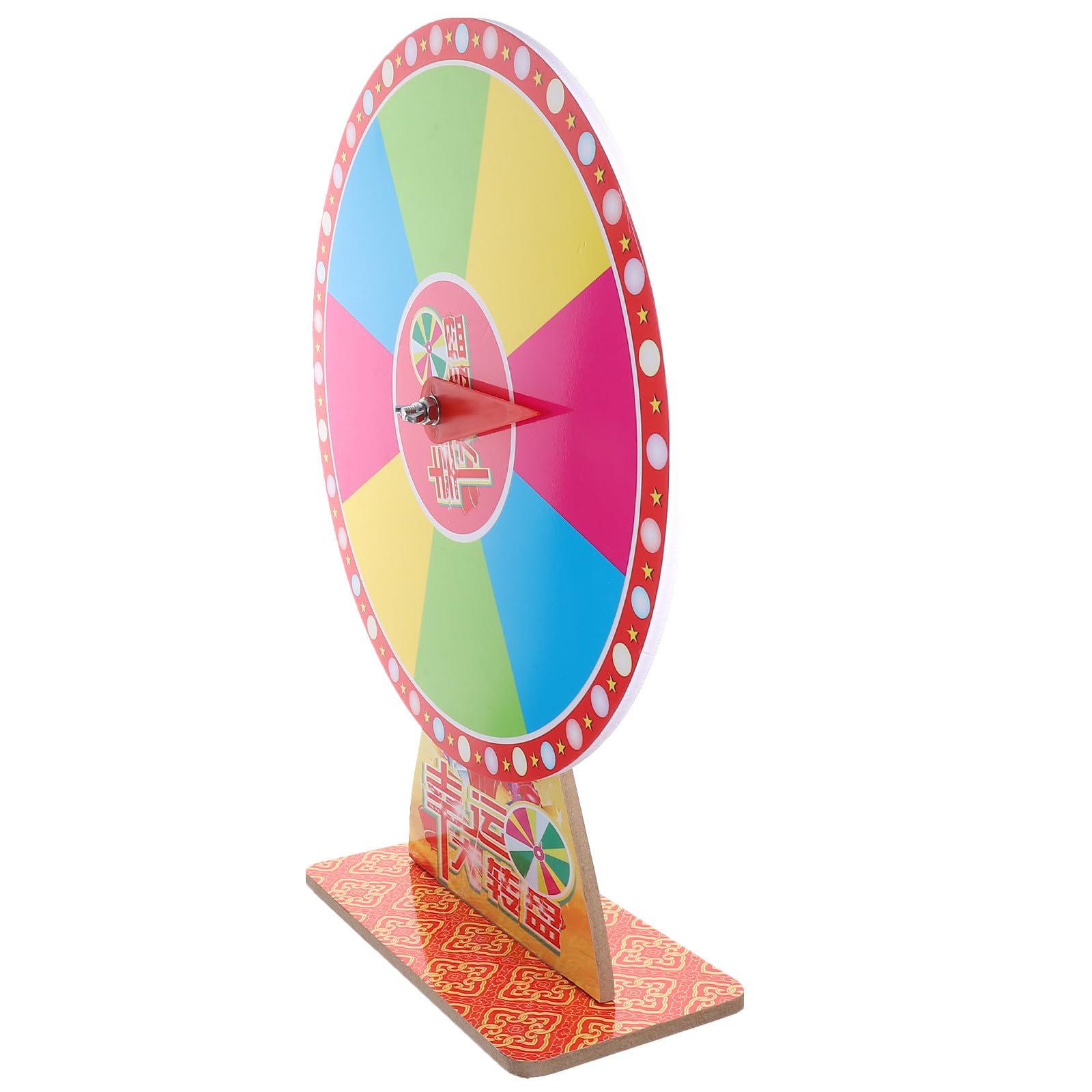 UKCOCO Ruleta de Premios de Mesa 40 CM 8 Casillas Rueda Giratoria de Espuma para Juegos de Fiesta Suministros para Eventos y Actividades Recreativas