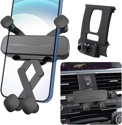 LUNQIN Soporte para teléfono de coche para BMW Serie 3 3GT 320i 330i 2014-2020 y BMW Serie 4 430i 2014-2020 430i 440i F30 F32 Accesorios para