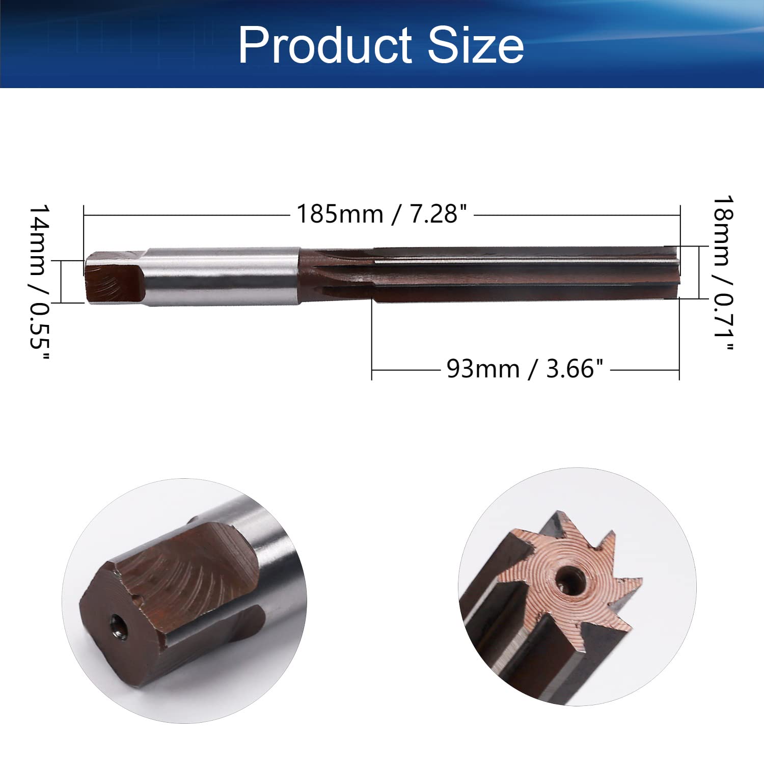 Auniwaig Chucking Reamer - Tungsten Steel for Lathe -2