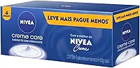 NIVEA Sabonete em Barra Creme Care Promo 6 un. 90g - Limpa e deixa a pele macia mesmo após o banho, com glicerina, fragrância NIVEA Creme e o exclusivo ingrediente Eucerit