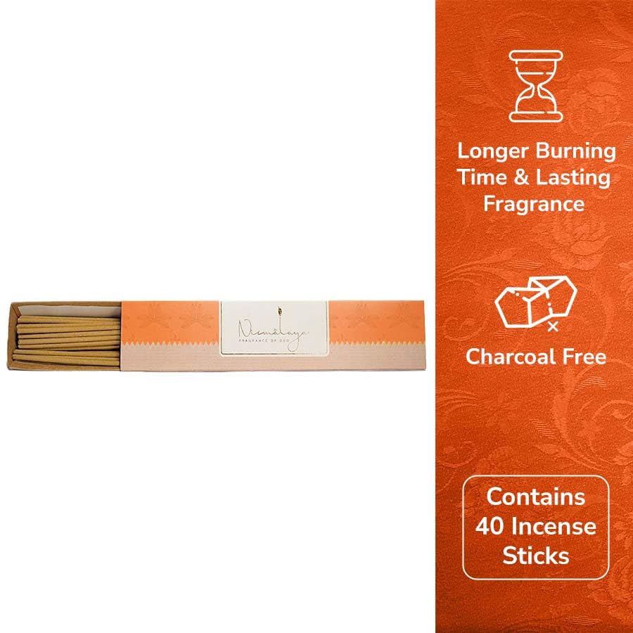 Image of Nirmalaya Premium Sandalwood Incense Combo Pack | 100% Natural Organic | 40 Incense Sticks, 40 Incense Cones, 40 Dhoop Sticks | Long-Lasting Fragrance for Pooja, Meditation & Yoga