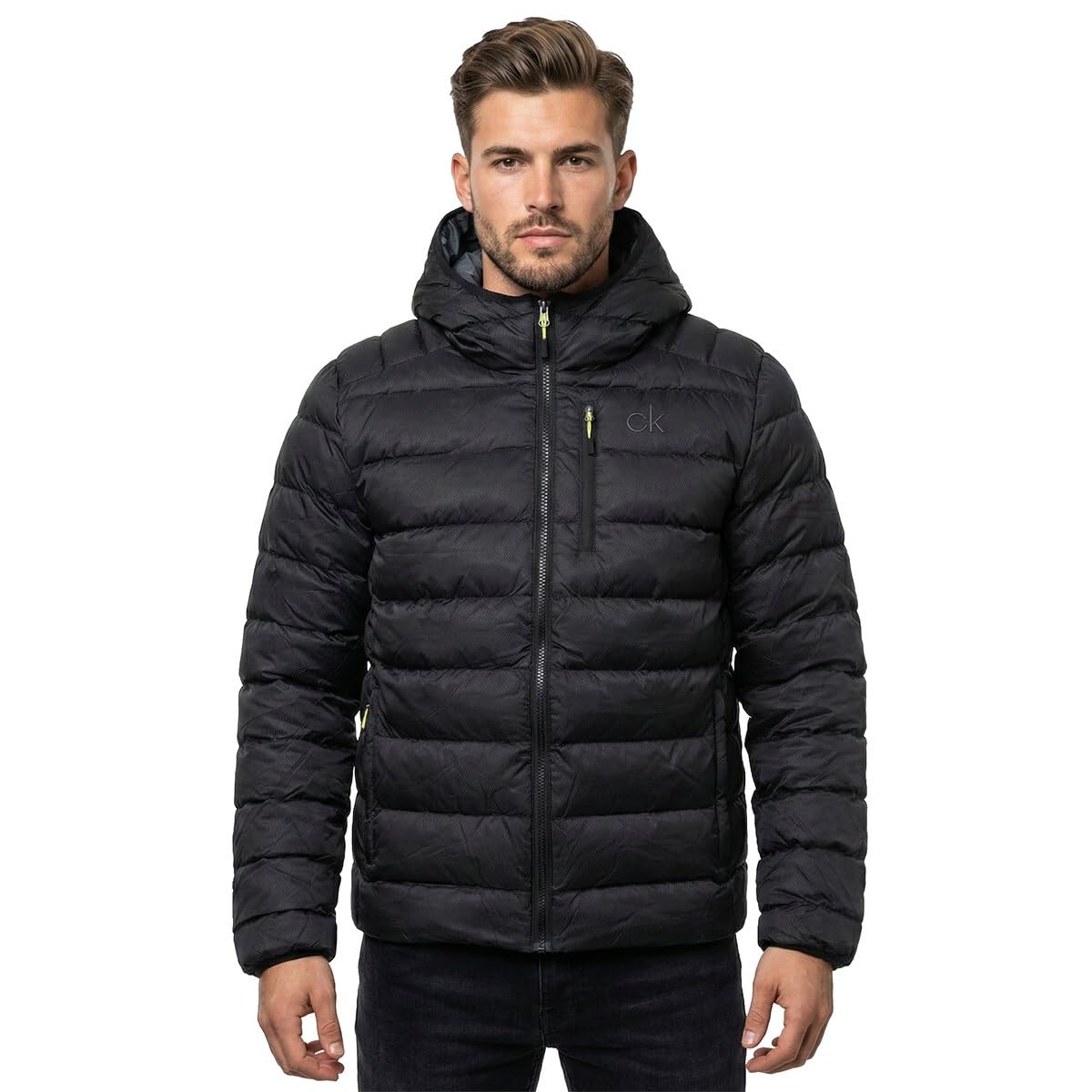 Calvin Klein Giacca imbottita in jacquard tessuto San Gabriel 2026 da uomo