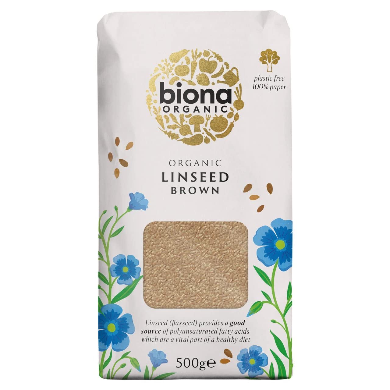 Biona Organic Linseed Brown - 500g