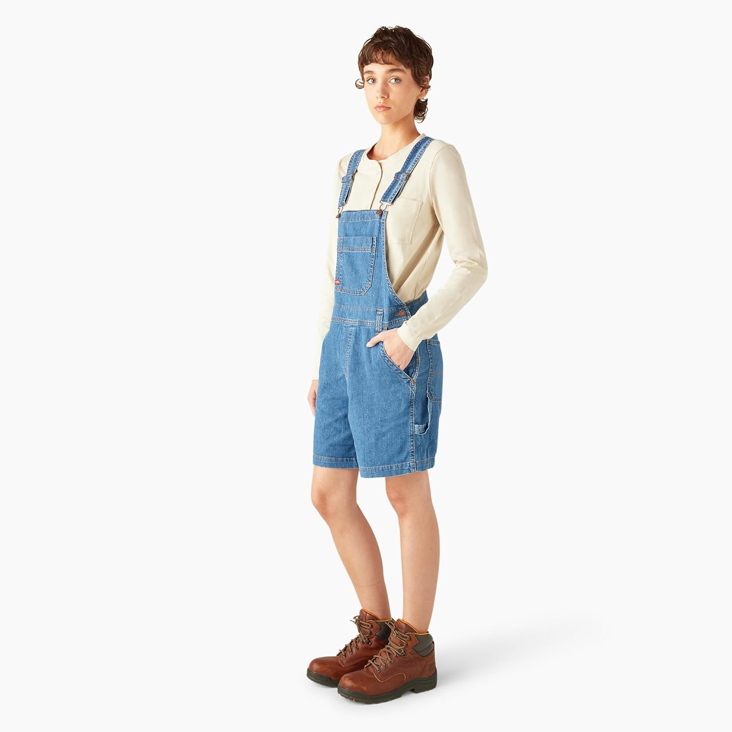 Dickies Women's Relaxed Fit Bib Shortalls