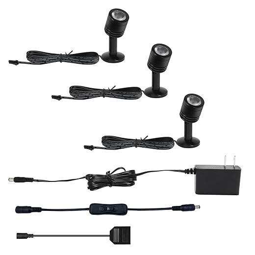 Taysing LED Spot Light Indoor Picture Lights Art Lights Accent Lights Little Spotlight Up Lights for Painting Picture Plants Jewelry Showcase Model Display Shelves Under Cabinet(Soft White 2700K)