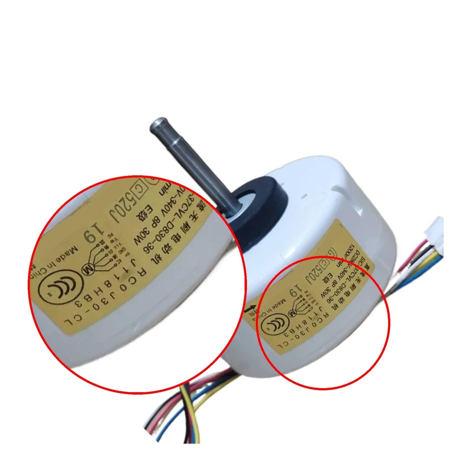 Motore Del Ventilatore SIC-37CVL-D830-36, Compatibile Con Mitsubishi, Unità Interna Del Condizionatore D'aria J118HB3 RC0J30-CL 30 W Parti Di Condizionamento