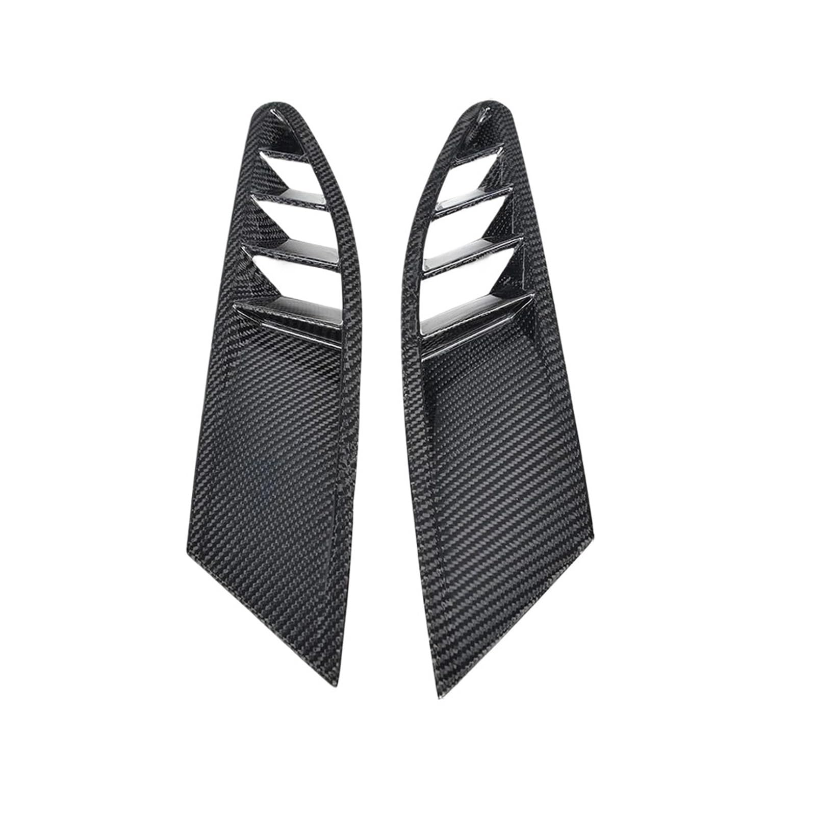 Wymiana przedniego zderzaka kompatybilna z Ferrari 458 Base Coupe 2 Door 2011 2012 2013 Akcesoria samochodowe Części 2PCS, Włókno węglowe Boczne wloty powietrza Siatkowe osłony etui