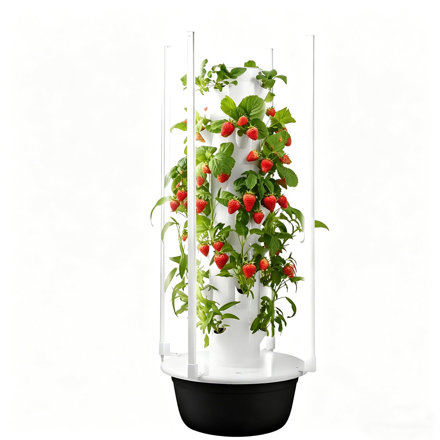 CelyToe Hydroponics Growing Kits,Hydroponics Tower With Led Grow Light,Diy Tower Hydroponic Growing System, Indoor Soilless Vegetable Planting Hydroponic System 9layers