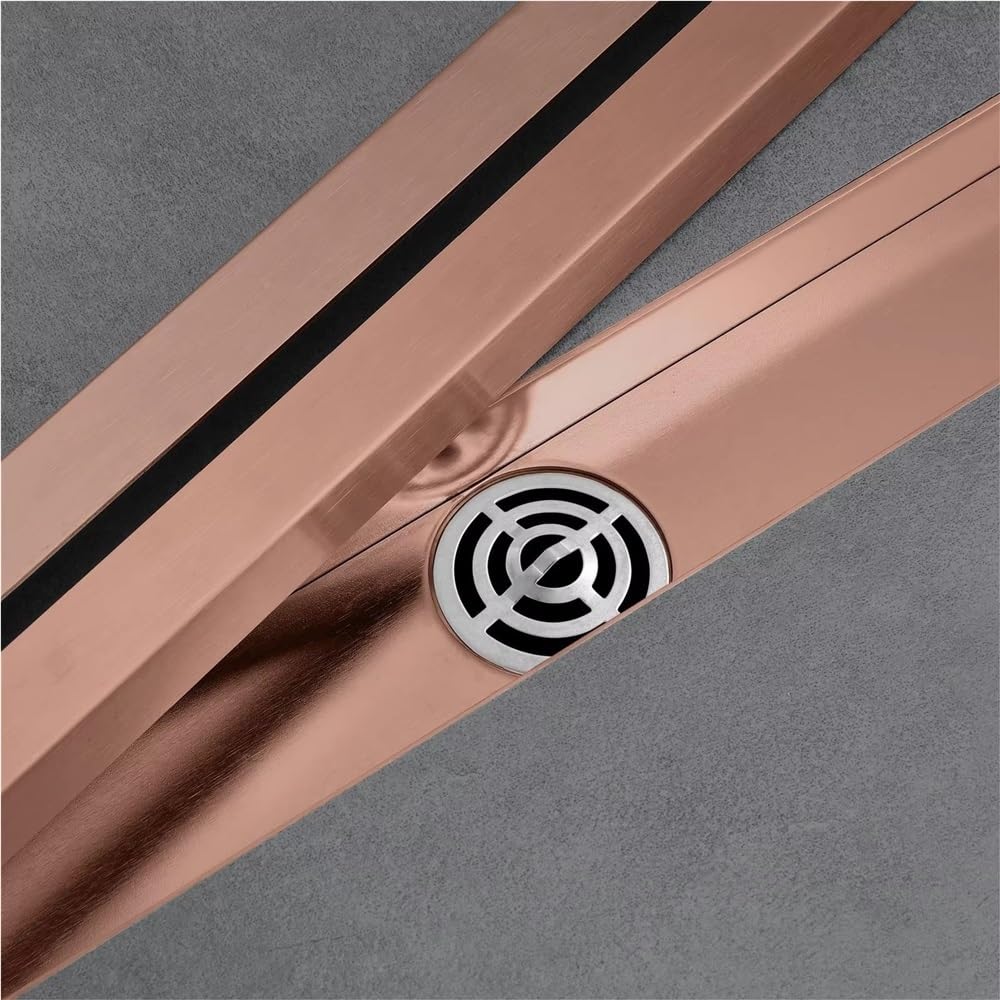 Linea estremamente stretta e lunga scarico a pavimento for balcone(Nickel,600mm)