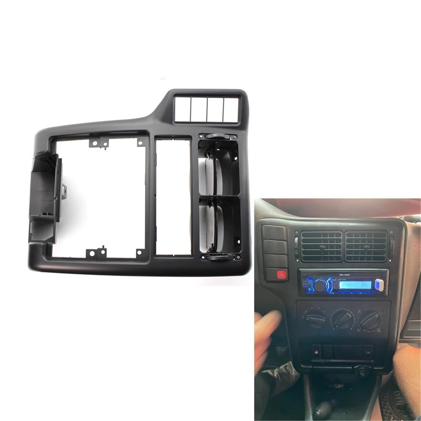 Per Polo 6N 1994-1997 Griglia Console Centrale Cruscotto Presa D'aria AC 6N1858069A 6N1858071A Auto Presa Aria Condizionata