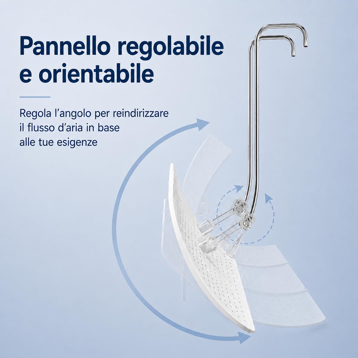 Deflector de Aire Acondicionado Universal, Ajustable y Retráctil para Pared, Evita el Soplado Directo, para Hogar y Oficina, Instalación sin Herramientas