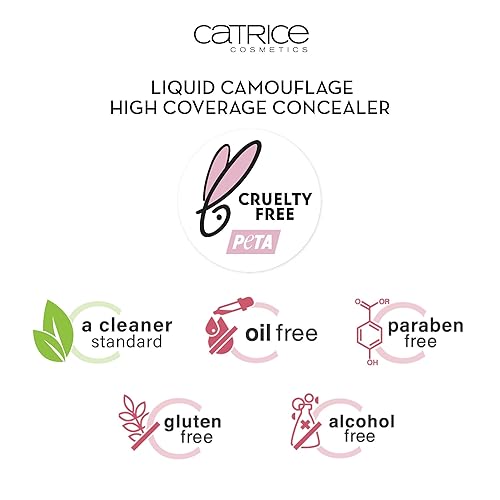 Miniatura 5 de Catrice Corrector de camuflaje líquido (050 Rosy Ash) - Corrector de larga duración para una cobertura óptima