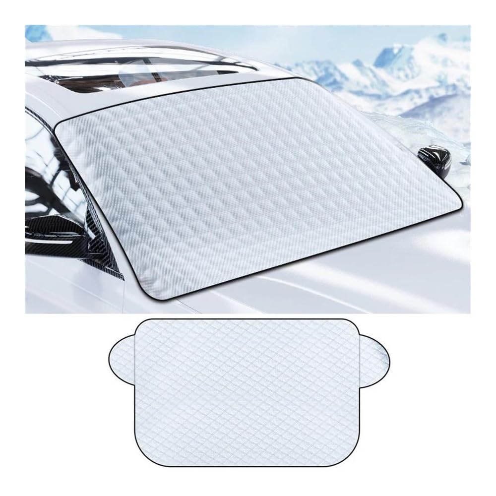 Housse de Protection pour Pare-Brise Couverture Universelle De Pare-Brise De Voiture Couverture De Neige Imperméable Anti-Gel Protection Contre Le Gel Accessoires Protection Pare Brise Hiver