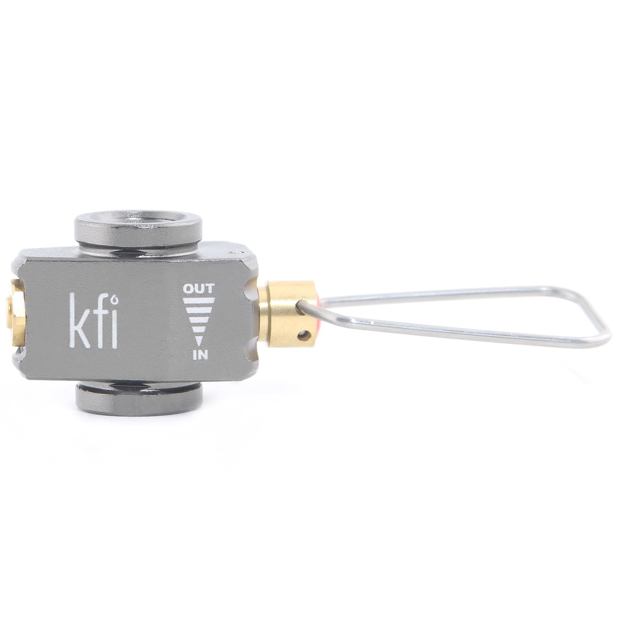 KFI Gas Canister Refill Adapter, Fuel Transfer Device, Gas Bottle Refill Adapter, Portable Gas Pressure Valve Inflation Valve for Outdoor (Adapter 715)