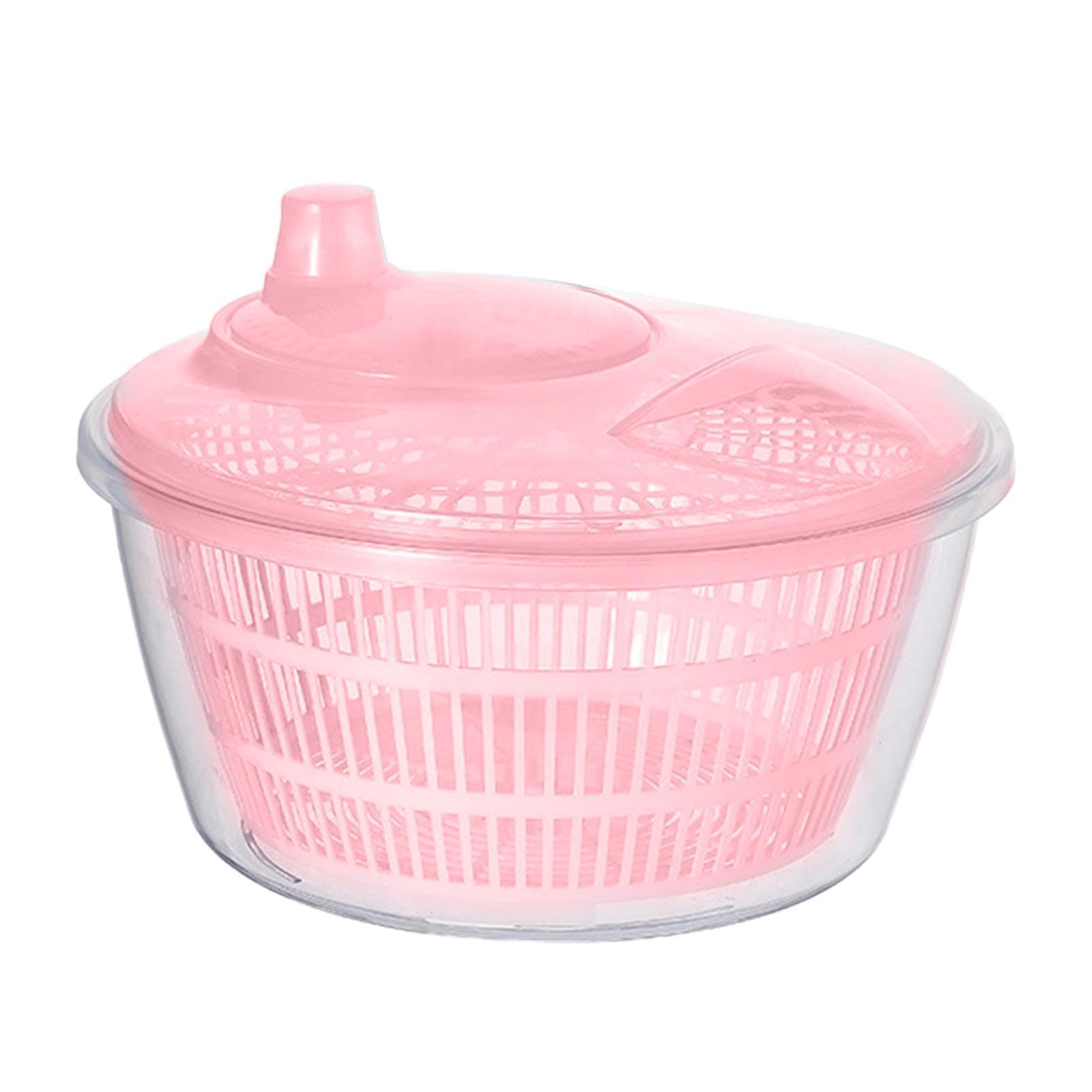 Centrifugador de ensalada grande – Spinner de lechuga | 9 x 4.7 pulgadas limpiador de lechuga spinner grande | Lavadora de frutas, secador de lechuga para frutas, lechuga y verduras