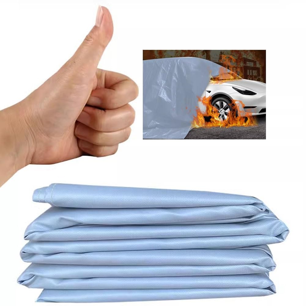 Rettungsdecke - 1 Packung - Überlebenssicherheit für Elektrofahrzeug-LKW-Autobrände(19.7 * 26.3ft/6 * 8m)