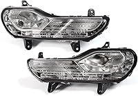 Vista 13 de G-PLUS Luces antiniebla para parachoques delantero con bombilla compatible con Jeep Grand Cherokee 2005 2006 2007 2008 2009 2010/compatible con Jeep