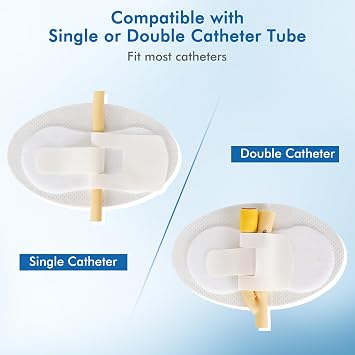 40 PCS Catheter Stabilization Devices, Catheter Urinary Leg Bag Legband Holder Legband Holder Sticker, Leg Band Urinary Stabilizer Adhesive Sticker Patch Accessories Foley Catheter Leg Anchor Bandages
