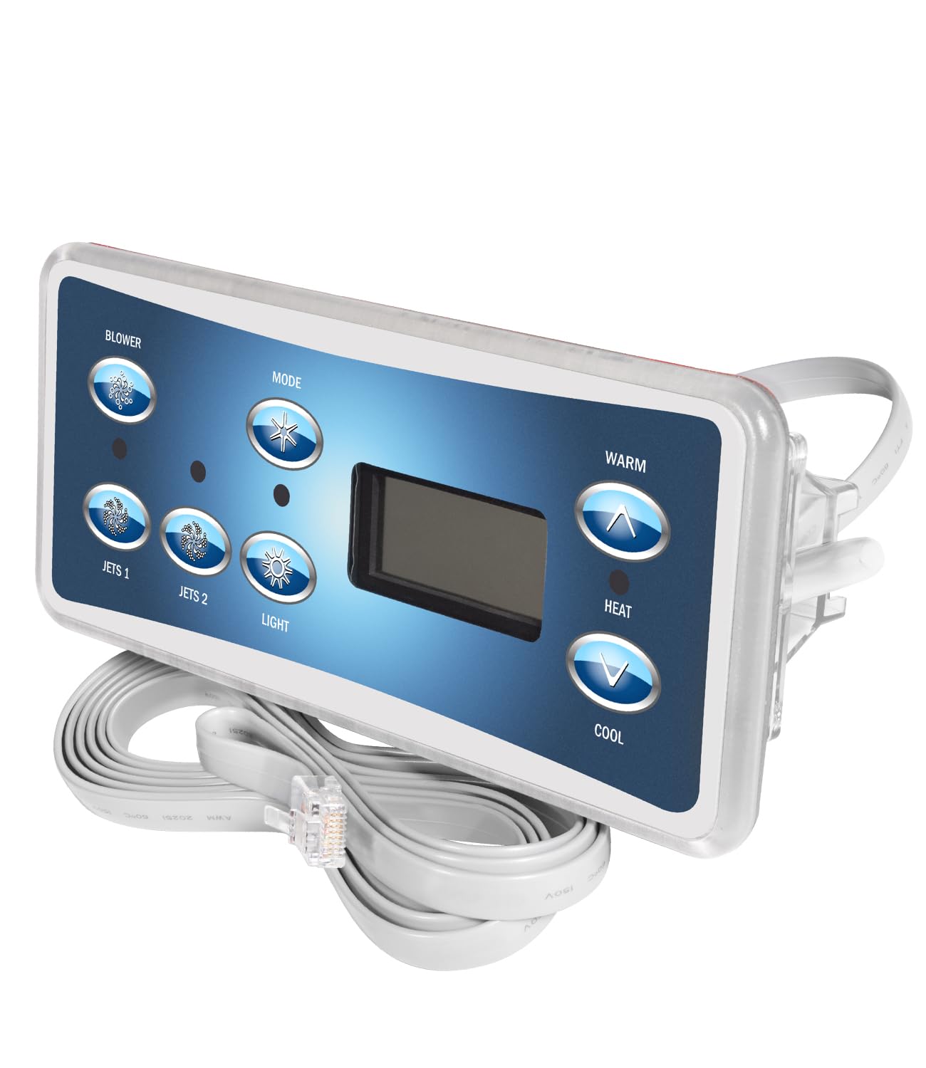 Photo 1 of **FACTORY SEALED** besttruck Replacement for Balboa 53189, VL701S Topside Control Panel with 7-Button, with Phone Plug Type Connector Conveniently Connects with VS510SZ and VS520SZ SPA Controllers