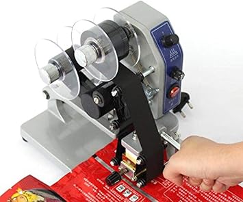 DY-8 Date Printing Machine Hot Code Stamp Printer Coding Machine Direct Thermal Label Printer Date Ribbon Coder 220V 60W