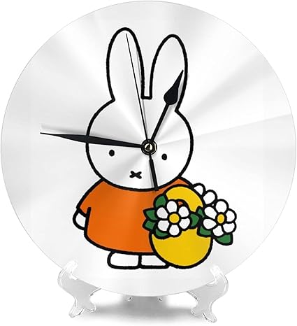 Amazon Co Jp Miffy ミッフィー 時計 目覚まし時計 おしゃれ 壁掛け時計 部屋 北欧 連続秒針 静音 インテリア 玄関 ギフト プレゼント 掛時計 部屋飾り ホーム キッチン