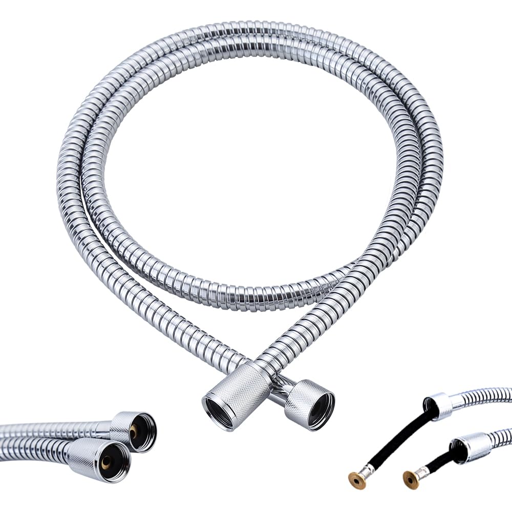gcbcrit shower hose for GROHE 28143000 RelexaFlex 59" Metal Longlife Shower Hose, Starlight Chrome