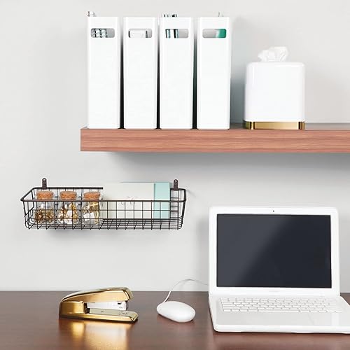 Miniatura 5 de MDESIGN - Paquete de 4 organizadores verticales de plástico para documentos y carpetas