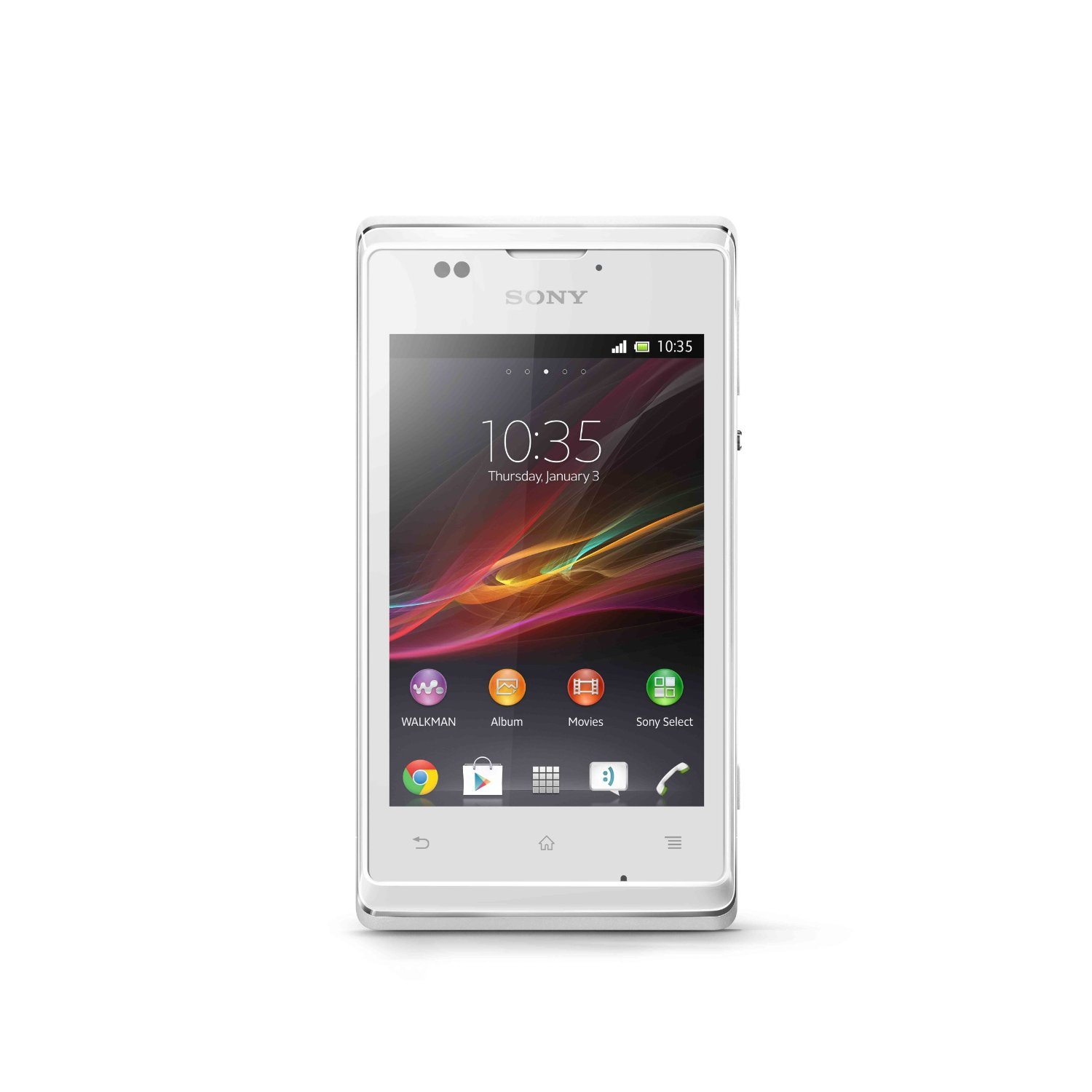 中古良品 Sony Xperia E SIM Free Sony Xperia E SIM-free Android Smartphone - White: Amazon.co