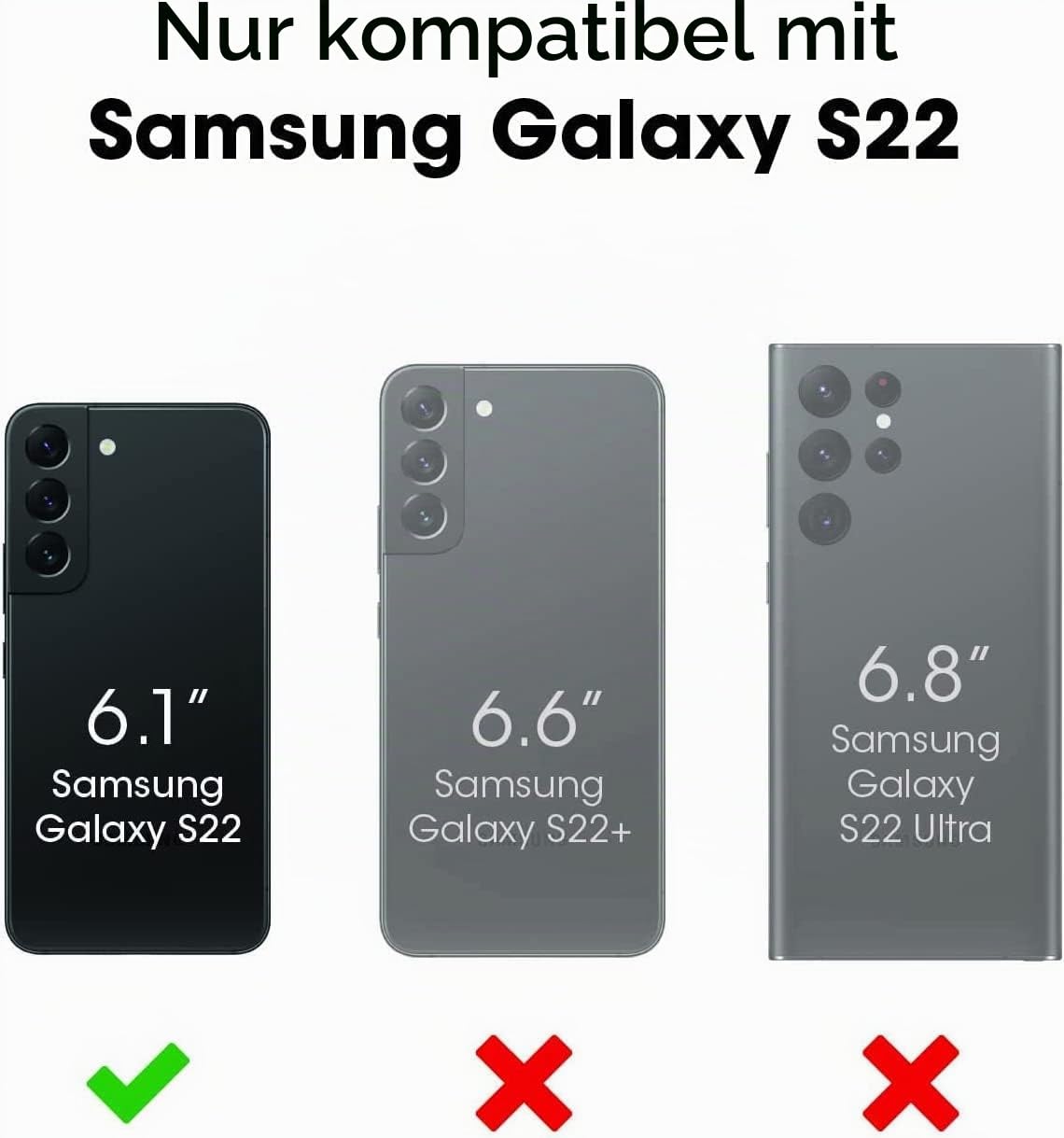 OtterBox Commuter Series Schutzhülle für Samsung Galaxy S22 (nur), Keine Einzelhandelsverpackung, Blau