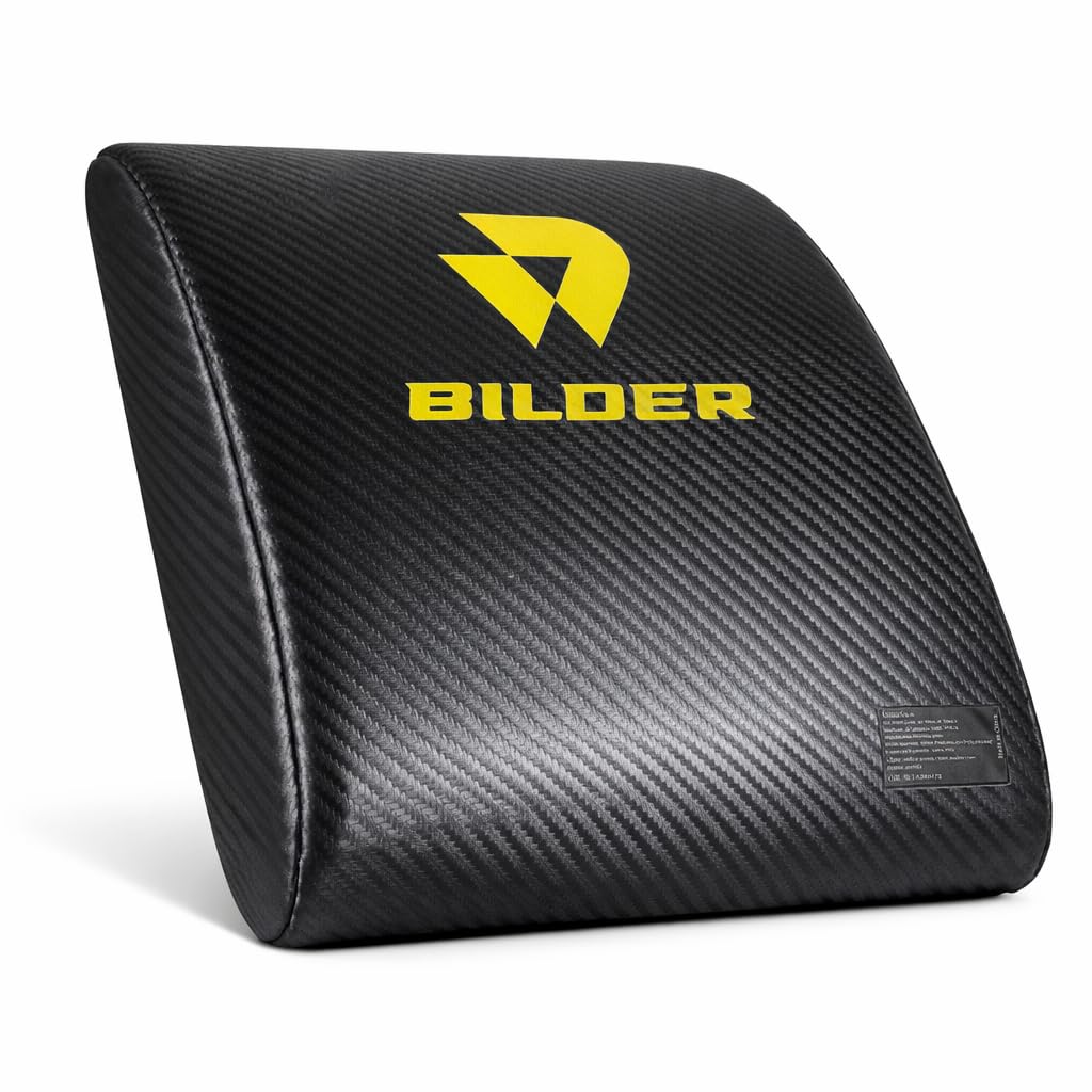 BILDER - Ab Mat Fitness con Doppia Inclinazione 15°/30°, Attrezzo per Addominali e Core Antiscivolo, Supporto Lombare Ergonomico e Resistente - Attrezzi Palestra Casa per Addominali, Crunch e Sit-Up