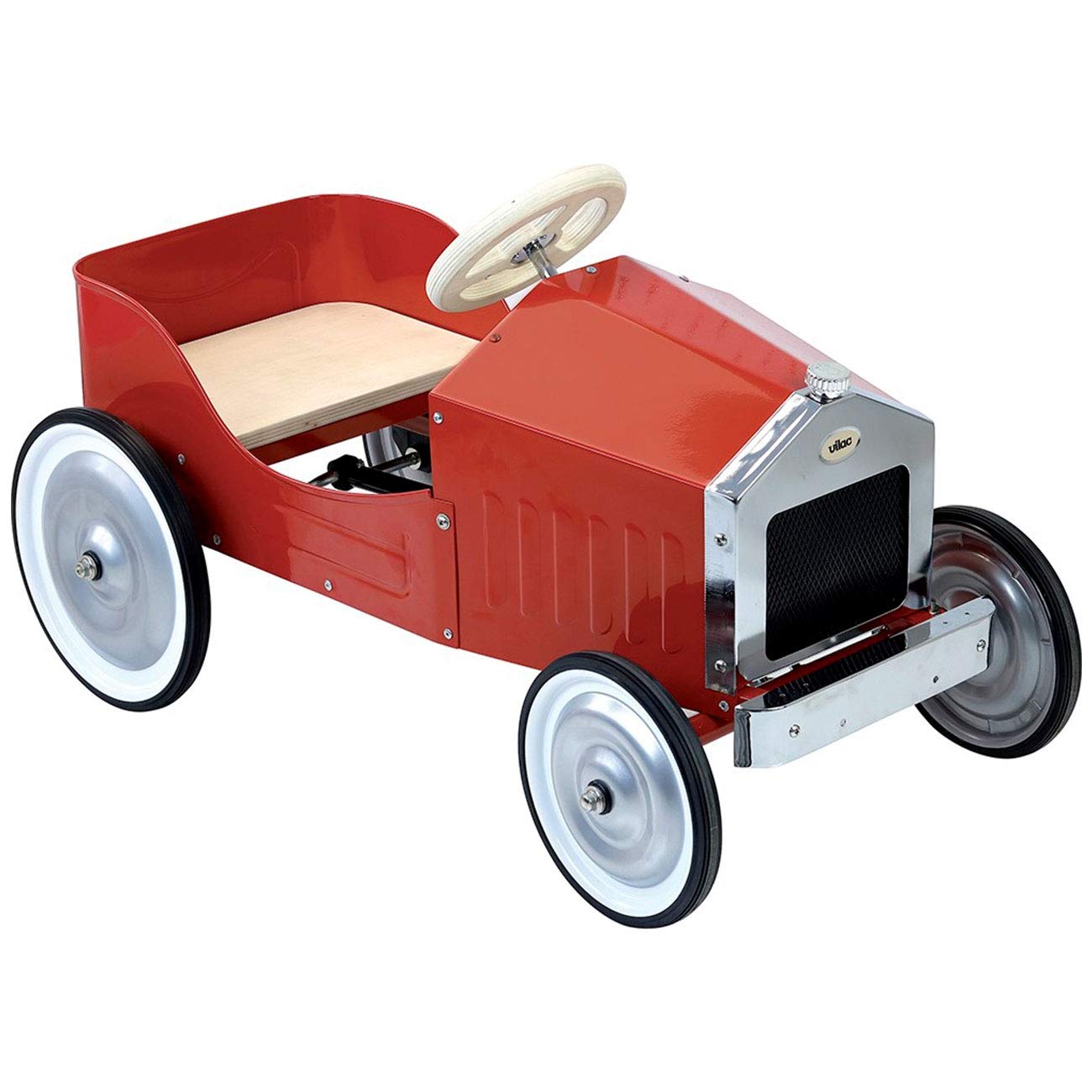 【希少】アルタバーグ クラシック レーシングカー キックカー VILAC Vilac Large Vintage Metal Pedal Car - Red. A Childs Racing Machine