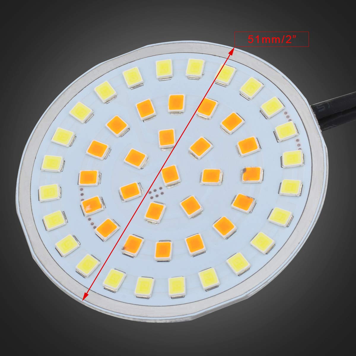 KATUR Super jasne 1157 BAY15D P21/5W włączane żarówki LED motocykl 5-centymetrowy styl pocisk przedni biały DRL bursztynowy sygnał kierunkowskazu LED biały/bursztynowy do Harley Softail 2011-2017 Dyna 2012-2017