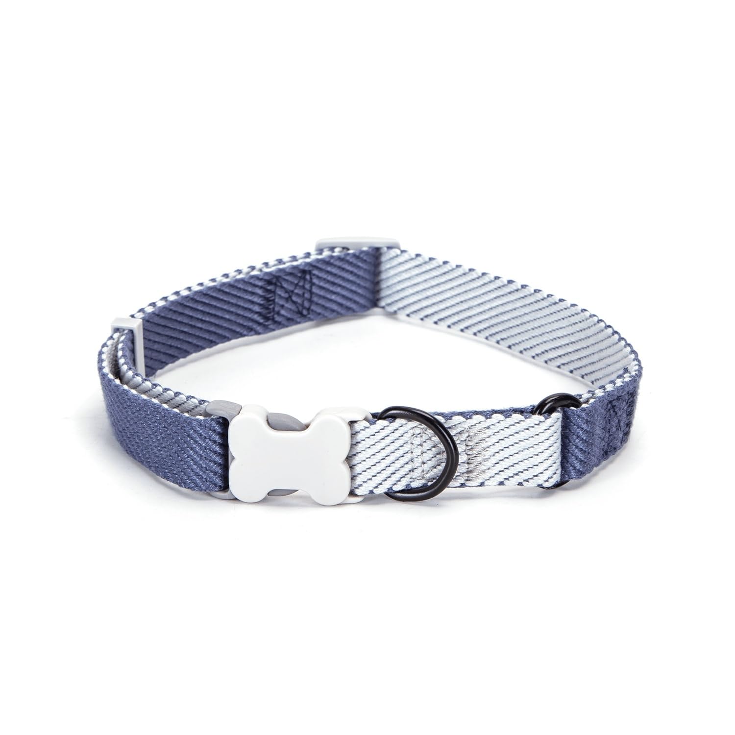Adjustable Heavy Duty Dog Collar with Safety Buckle and Reflective Great for Outdoor Walking and Training