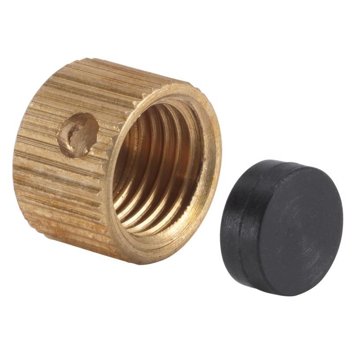 0.37 Brass Drain Cap - Pack of 10