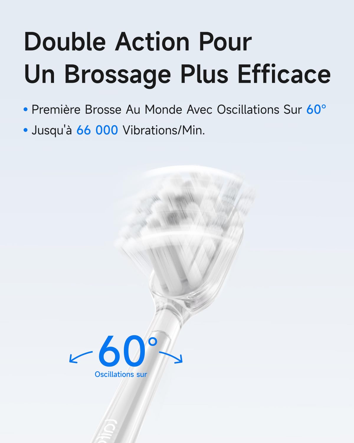 Laifen Wave Brosse À Dents Électrique Sonique, Pionnière 60° Oscillation Vibration, Autonomie de 45 Jours avec 3 Têtes de Brosse, Étanchéité IPX7, Acceptée par l’ADA pour Voyages (Édition Cadeau)