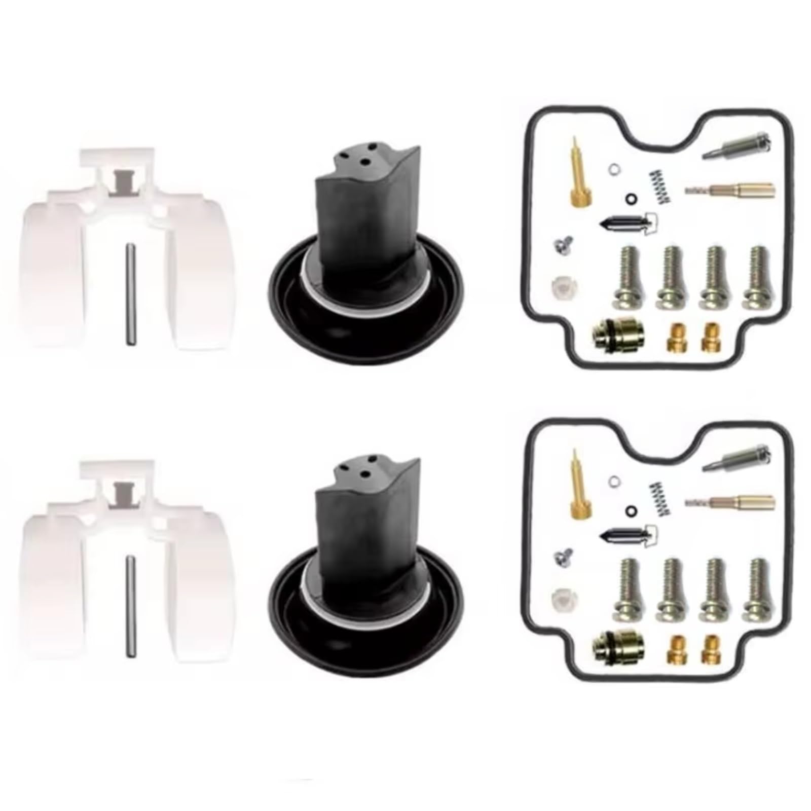 Kit Carburador Repuesto Compatible Con Suzuki Para GS500E 2001-2011 Carburador De Motocicleta Pistón Aguja Flotador Émbolo Diafragma Sello Conjunto(F)
