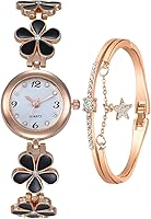 Vista 7 de ADSBIAOYE Reloj de pulsera para mujer, artículo de moda, reloj de cuarzo impermeable con forma de flor