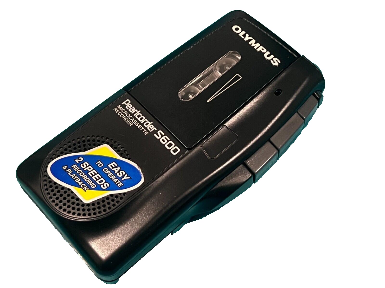 Olympus S600 Pearlcorder Diktiergerät Microcassette Recorder 60min