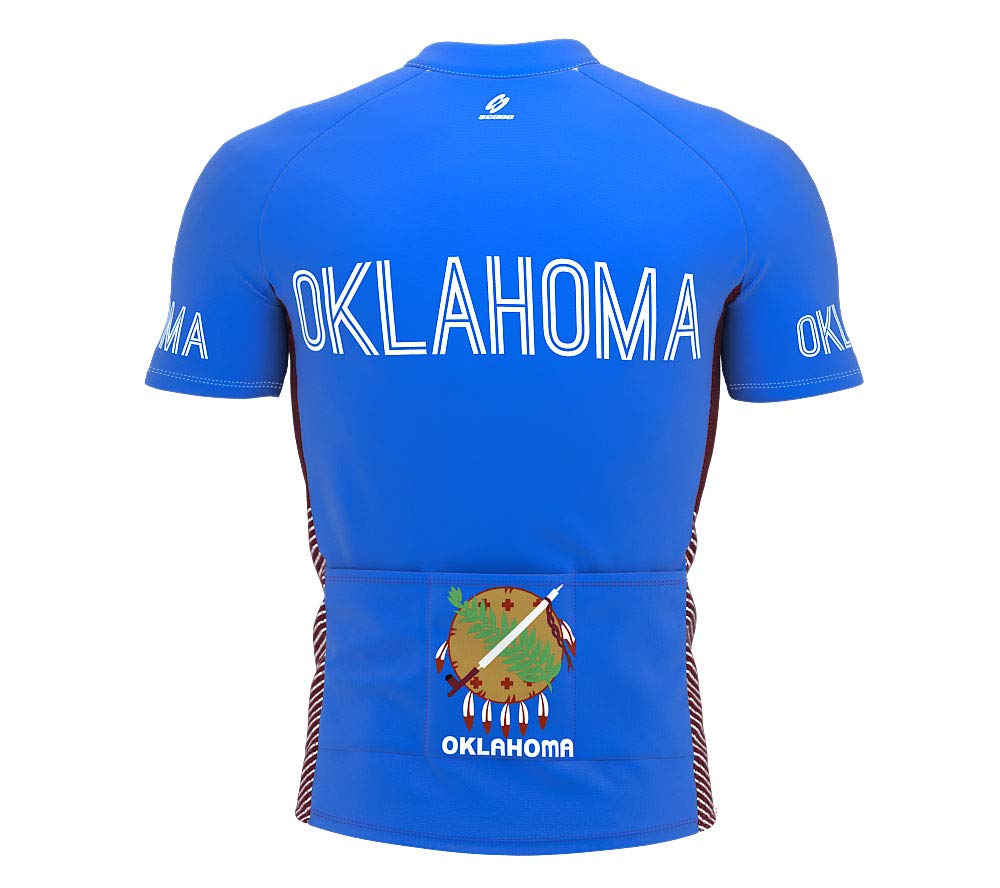ScudoPro Oklahoma Bike Short Sleeve Cycling Jersey for Men - Size S Multicolored