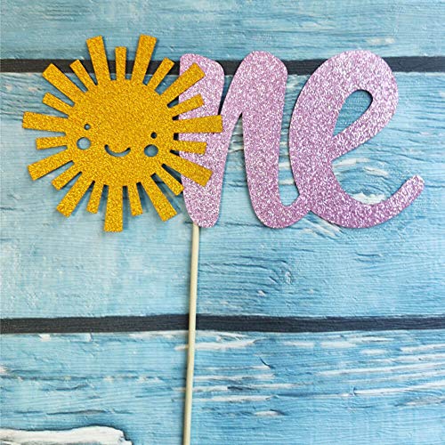 Sunshine First Birthday Cake Topper You Are My Sunshine Cake Decor Sun Smile Face Sunflower My Only Sunshine Themed 1St Birthday Baby Shower Party Supplies Decorations #TOP5