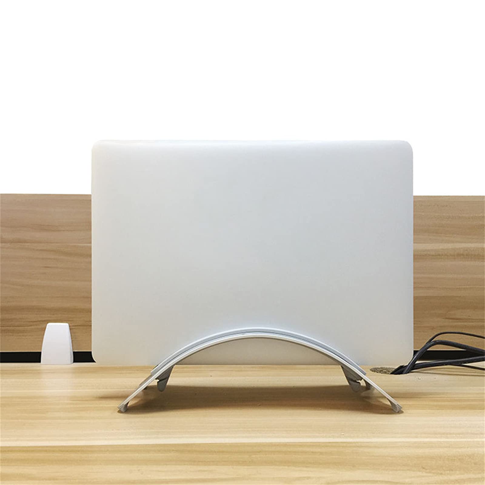 Supporto Portatile per Laptop Supporto Verticale Stabile in Lega di Alluminio Supporto da Tavolo Eretto Salvaspazio Antiscivolo,