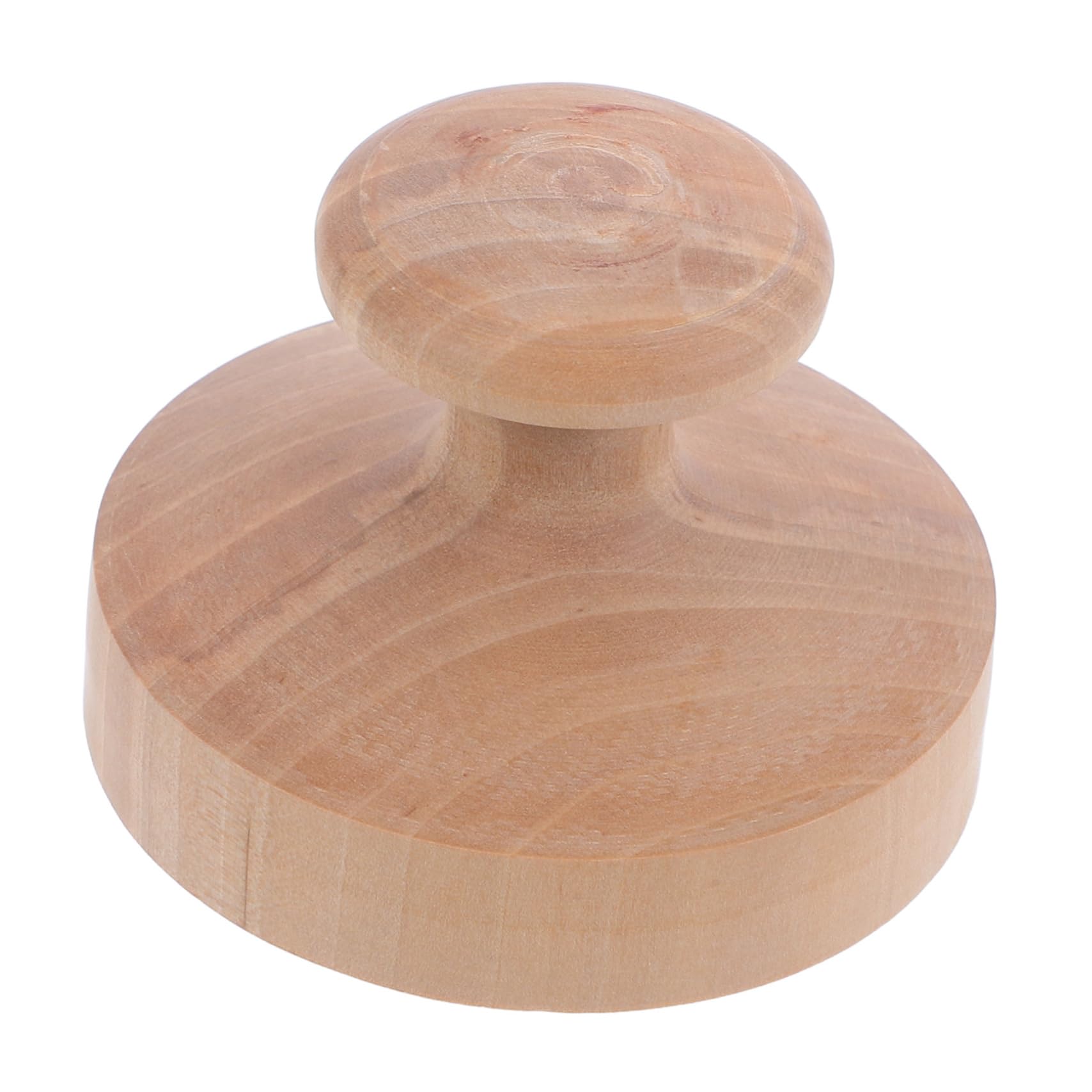 Ciieeo Effortless Tortilla Making Wooden Hamburger Mold Round Burger Press and Meat Pie Press