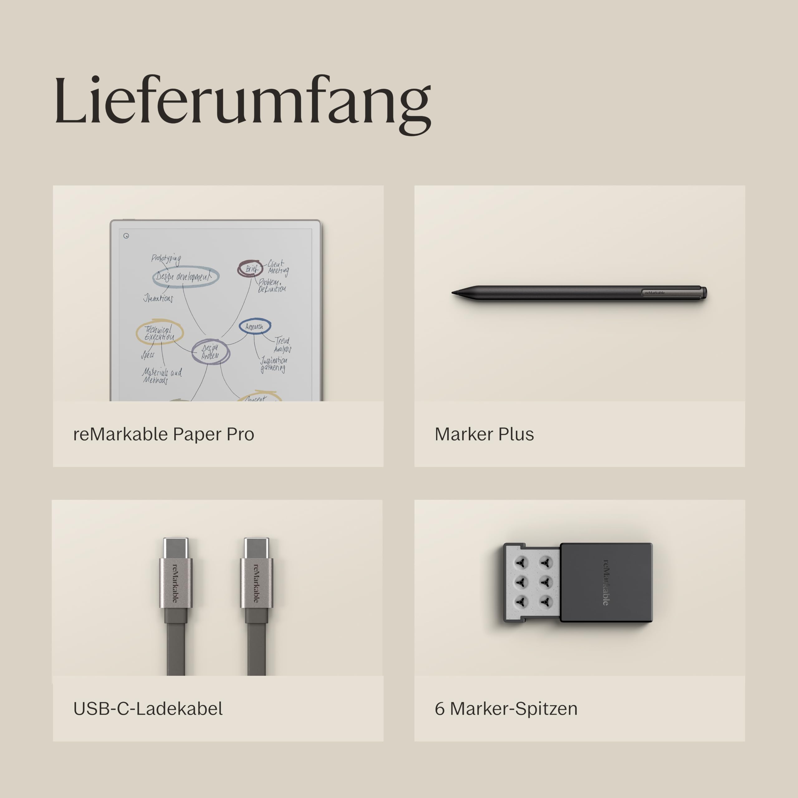 reMarkable Paper Pro 11,8-Zoll-Farbdisplay Tablet mit Leselicht und Marker Plus Pen