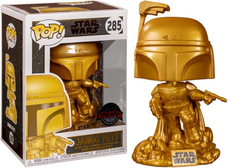 Amazon.com: Funko Exclusive POP Star Wars: Jango Fett (Gold